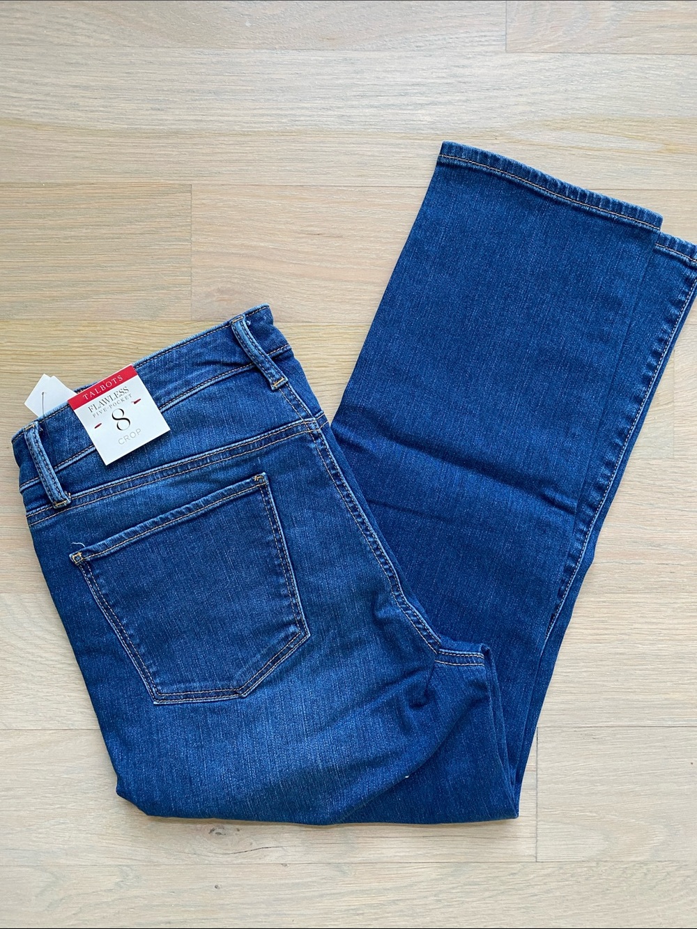 Talbots 5 Pocket Slimming Crop Jeans